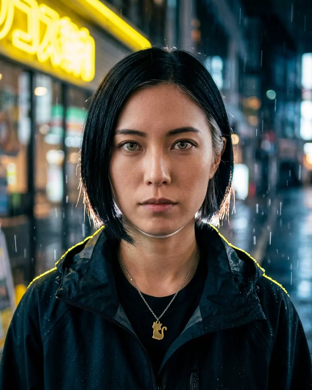 Cyberpunk Courier human double